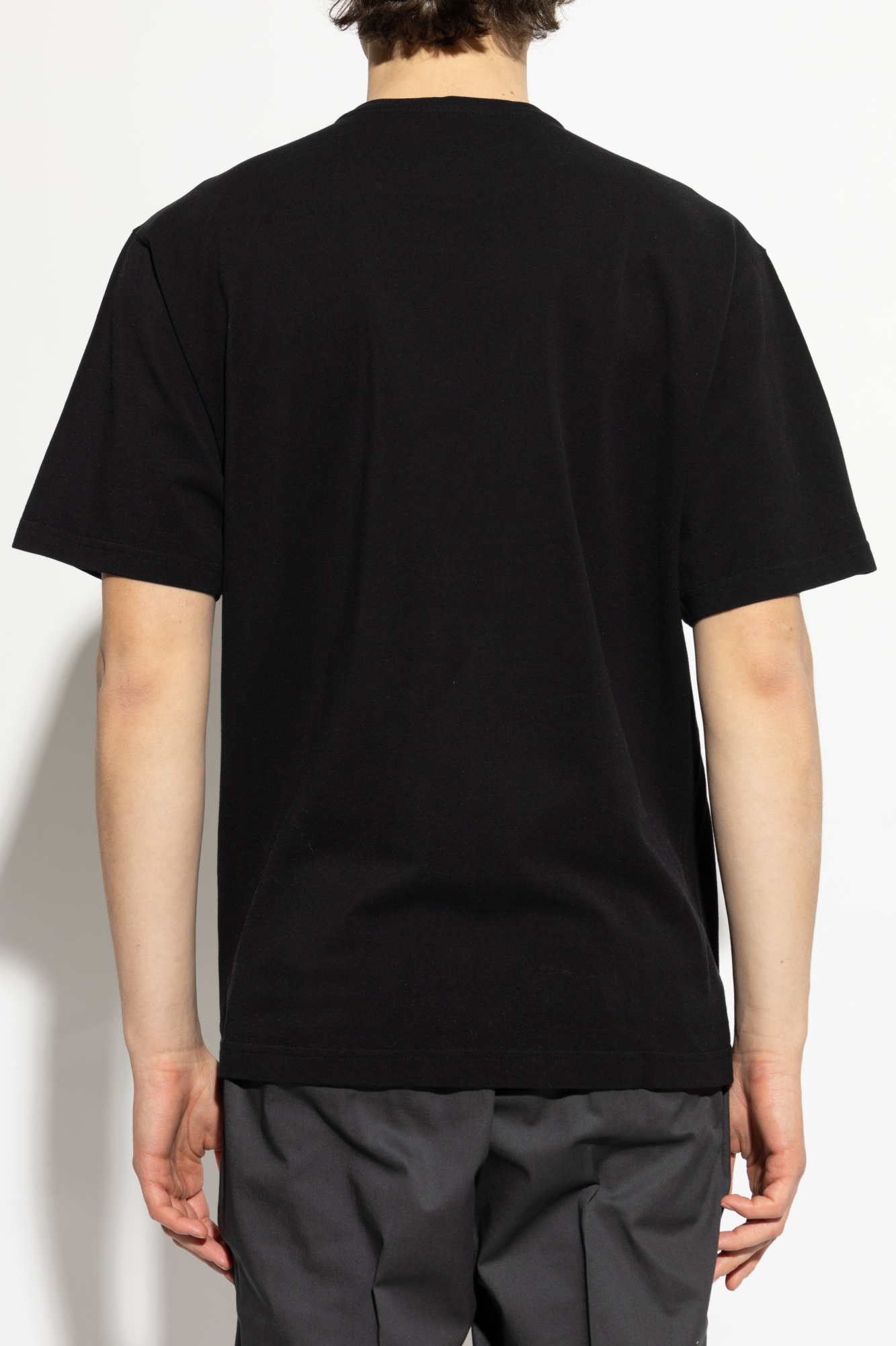 Dolce&Gabbana デニムに合う T Shirts G8PL4TG7F2H N0000 関送無 Black T-shirt with embroidered logo Dolce & Gabbana - Vitkac AS
